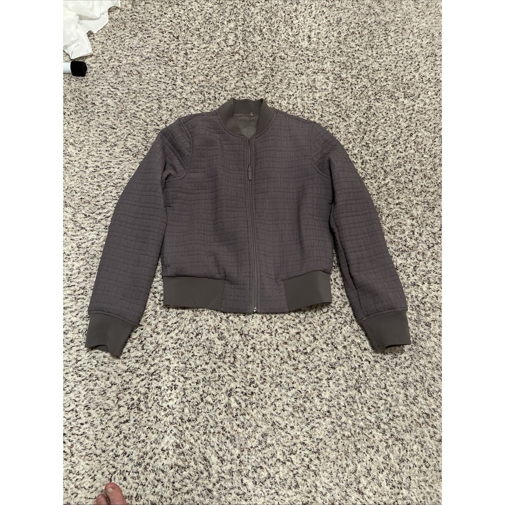 Lululemon Athletica Reversible Serene Travels Bomber Jacket Sz 6 New
